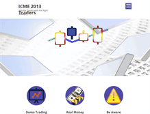Tablet Screenshot of icme2013.org